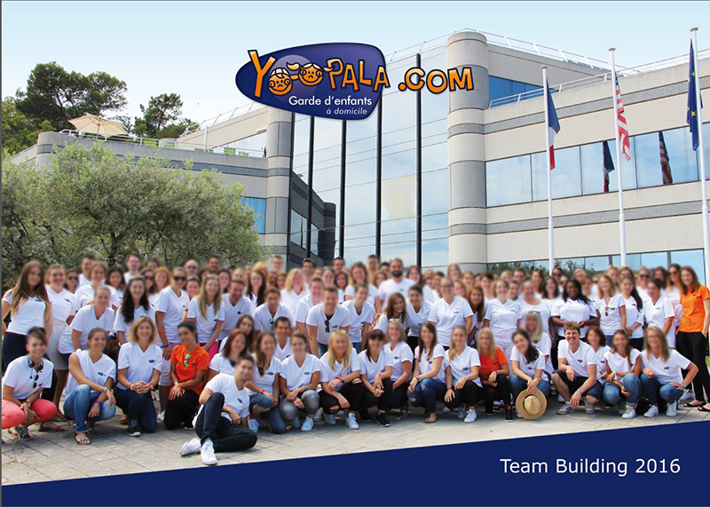 Photo des salariés de Yoopala en 2016 lors de la Team Building annuel