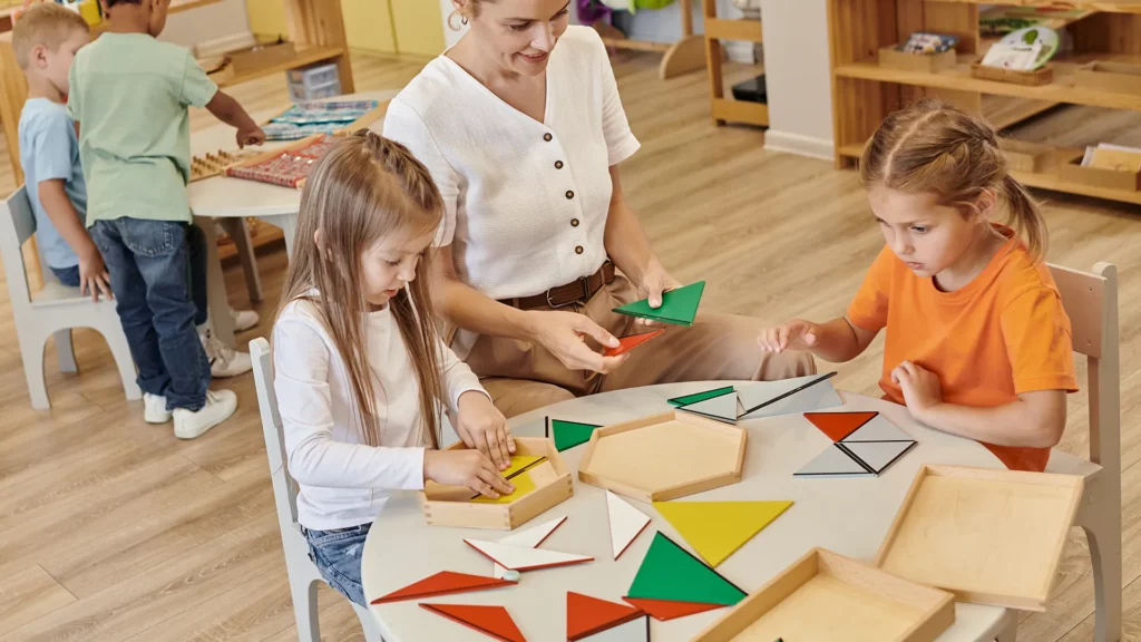 Enfants à la creche