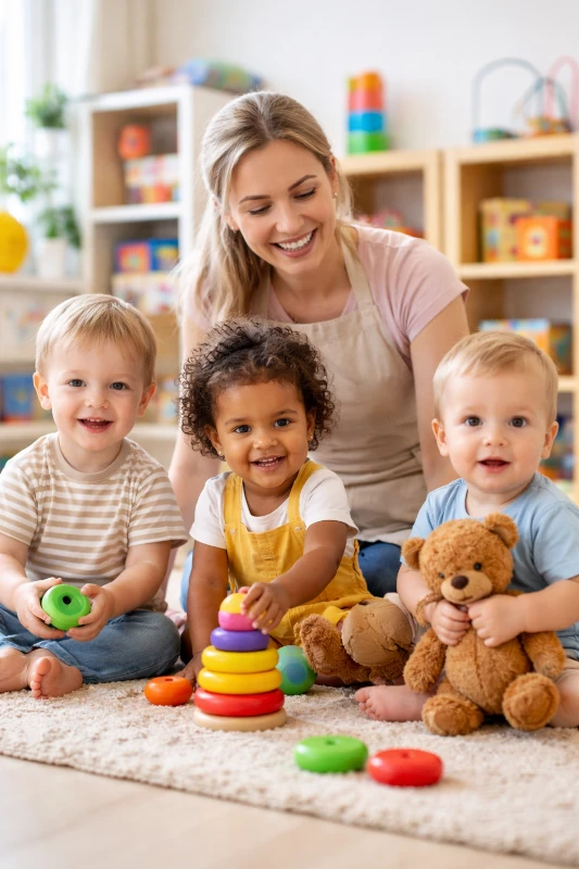 Assistante maternelle avec 3 enfants