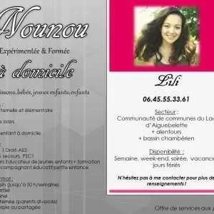 Lili, babysitter à Gerbaix