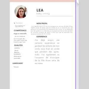 Lea, babysitter à Lille