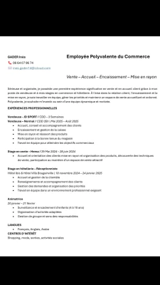 Ines, babysitter à Nice