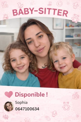 Sophia babysitter à Pantin
